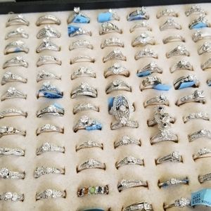 Silver 925 white gold Ring